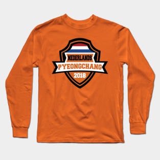 Team Netherlands Pyeongchang 2018 Long Sleeve T-Shirt